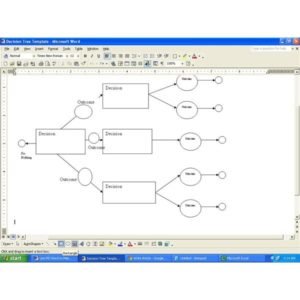 Creating a decision tree in MS Word